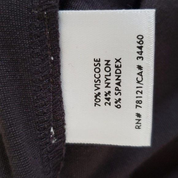 Eileen Fisher Washable stretch crepe neutral gray stretch pants. Women's medium - Picture 6 of 7